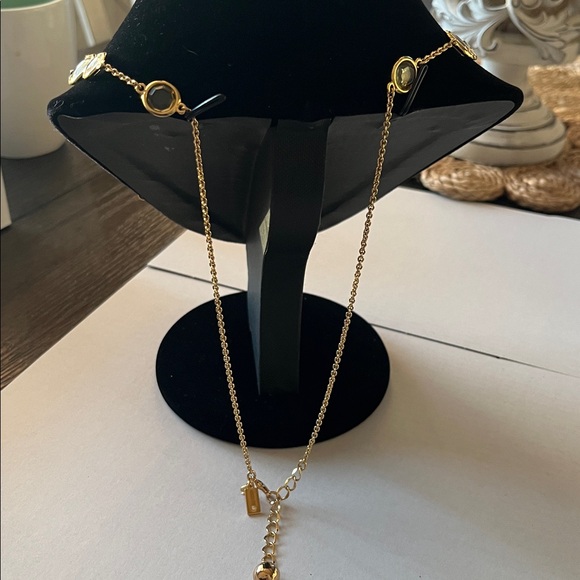 Kate Spade long Goldtone and glass necklace - Picture 5 of 12